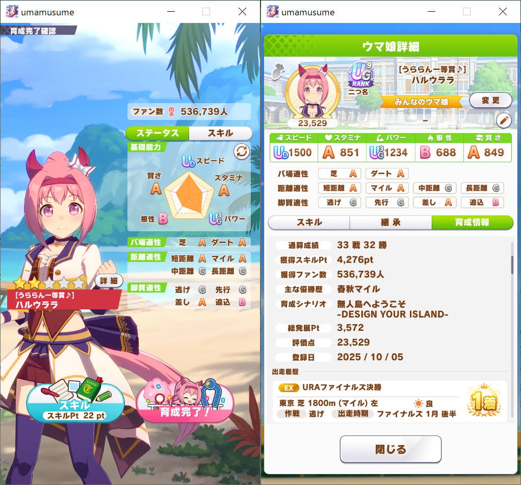 ハルウララがんばる 挑戦 2回目